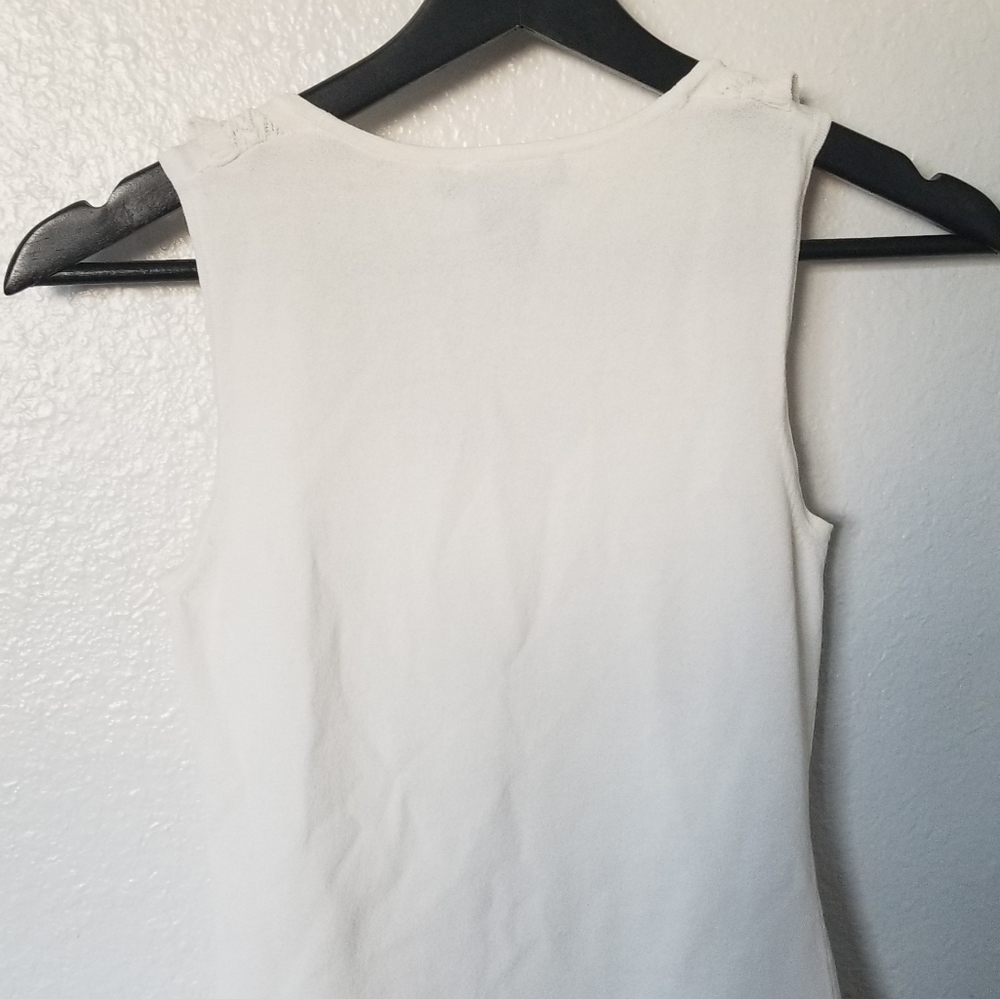 Cream Ruffle Top - Picture 3 of 4